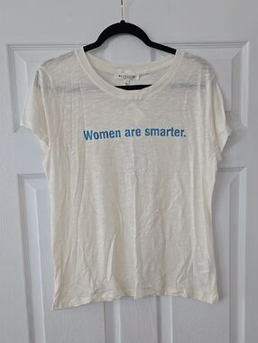 NWT Workshop Republic Clothing "Women are smarter." Tshirt
